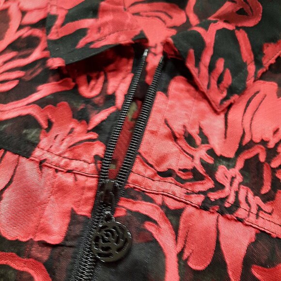 Vtg Y2K sheer lightweight floral jacket - Draper's & Damon's - Picture 7 of 12